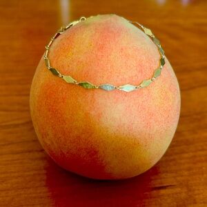 Harlequin 14k bracelet solid gold